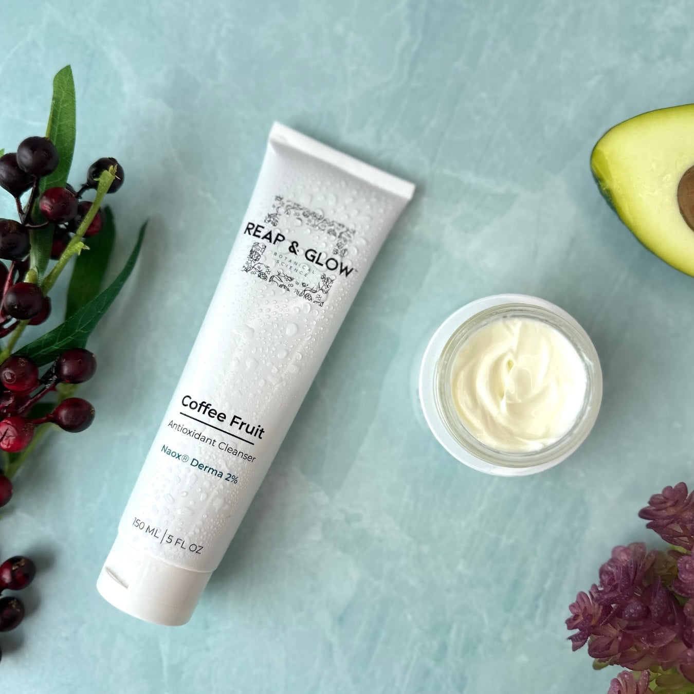 Ayurvedic Deep Hydrating Rejuvenation Crème + Coffee Fruit Antioxidant Cleanser