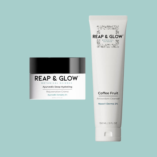 Ayurvedic Deep Hydrating Rejuvenation Crème  + Coffee Fruit Antioxidant Cleanser