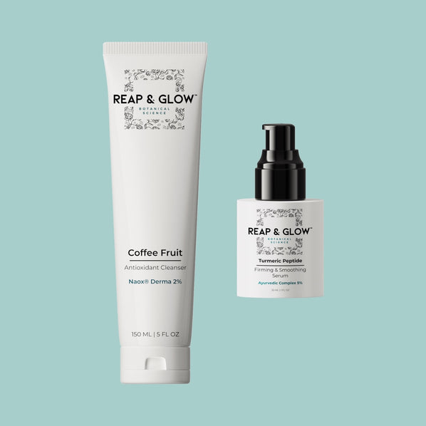 Coffee Fruit Antioxidant Cleanser + Turmeric Peptide Firming & Smoothing Serum